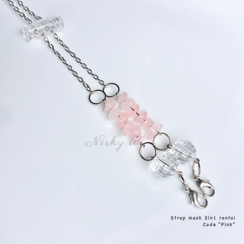 Strap mask 2in1 / Strap include Connector / Strap mask 2in1 rantai