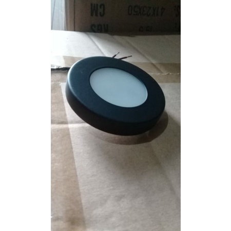 lampu led downlight outbow 3w hitam cahaya putih