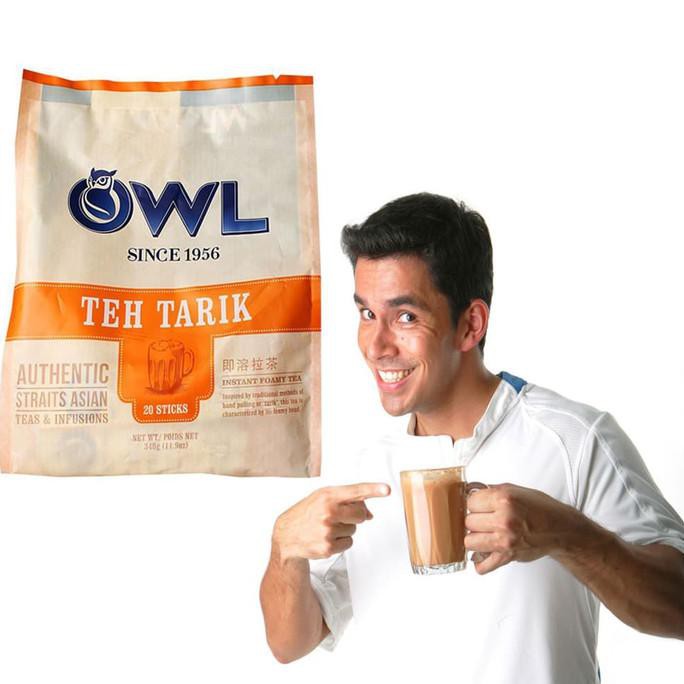 

Teh-Bubuk- OWL TEH TARIK 1 PACK ISI 20 SACHET ORIGINAL SINGAPORE -Dijamin-Halal.