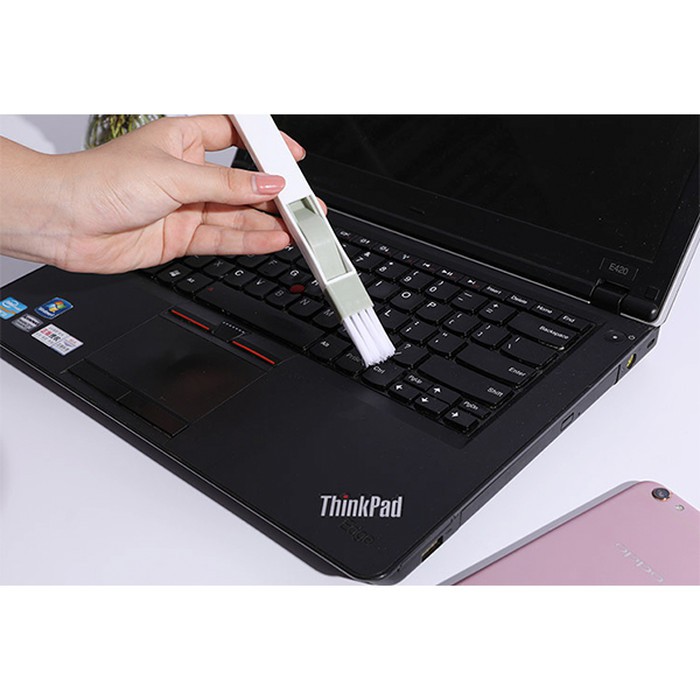 PROMO FREE 1 PCS Sikat Debu Mini 2in1 Kuas Debu Manual Dust Cleaner