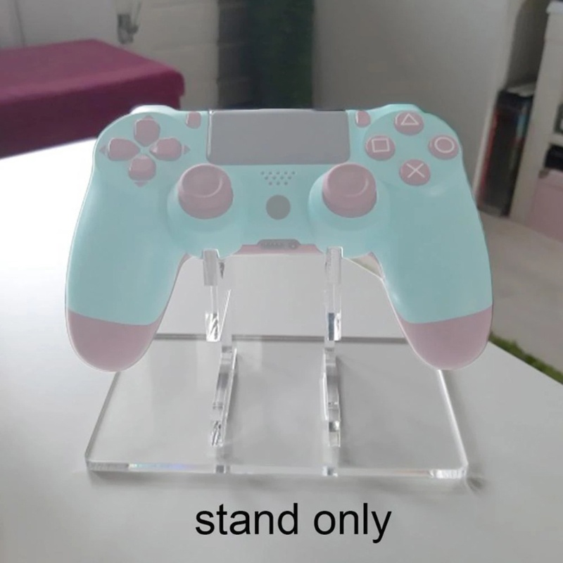 Btsg Stand Holder Kontroler Universal Akrilik Tampilan Sempurna Braket Gamepad Dengan Tekstur Kristal Untuk PS5