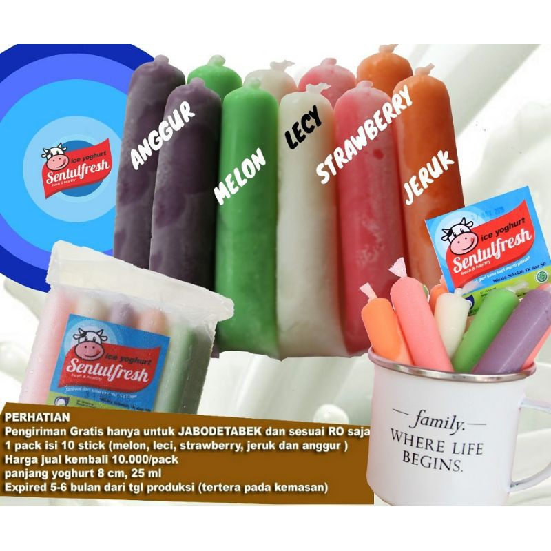Ice/Es Lilin Yoghurt Sentul Fresh Original