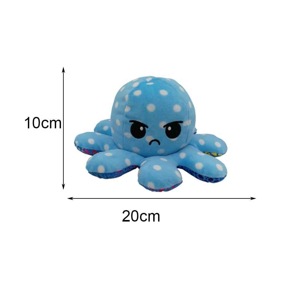 reversible flip octopus stuffed plush doll soft simulation toy plush toy chapter plush child s2u3