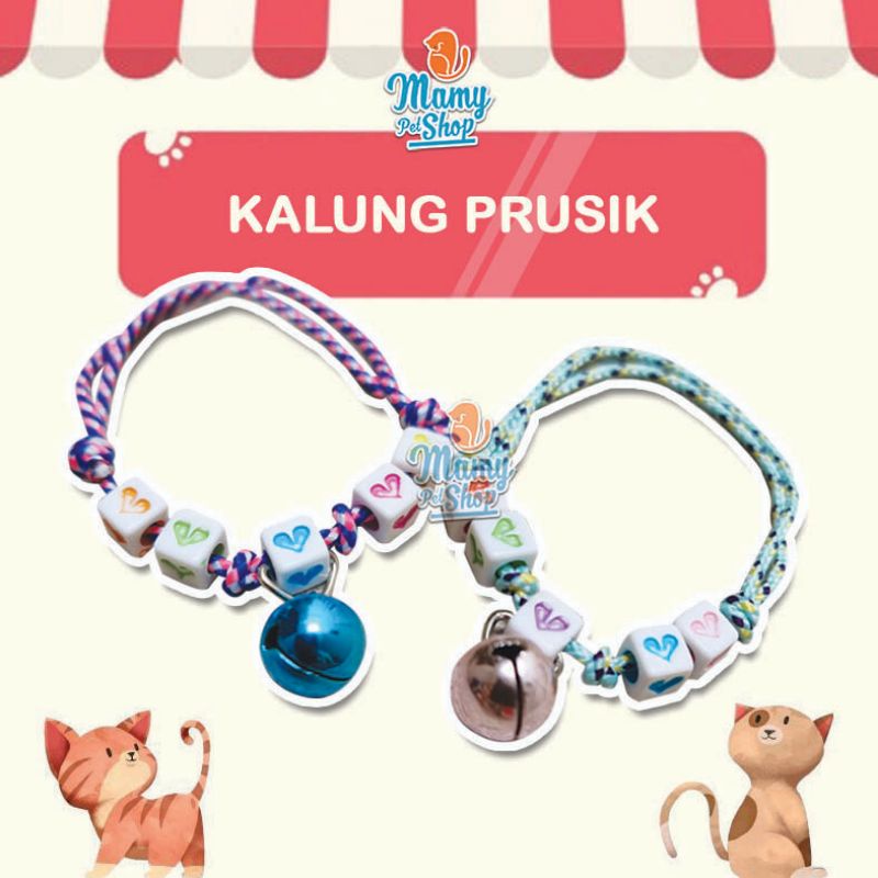 KALUNG PRUSIK UNTUK KUCING ANJING KELINCI