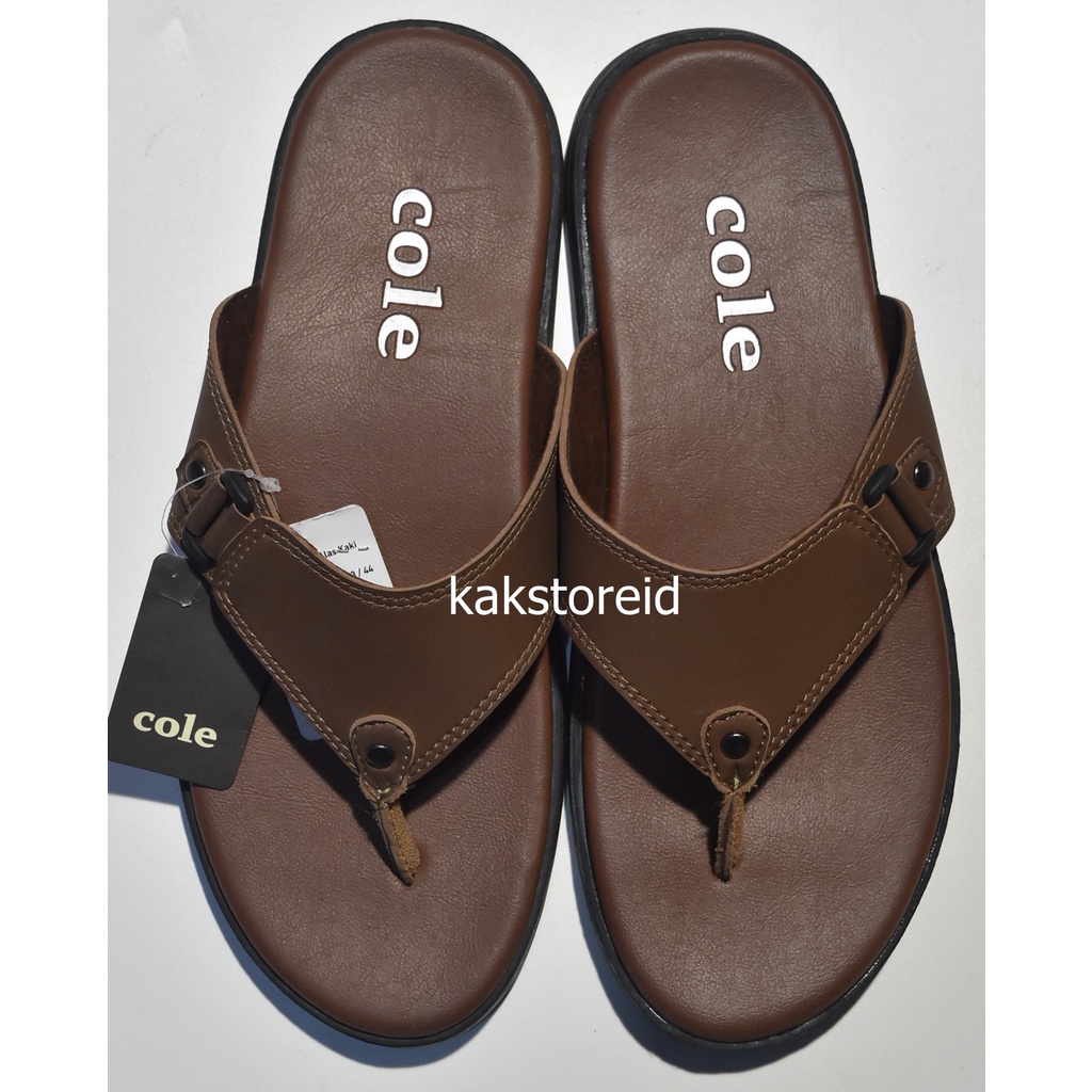 Sandal Pria COL* Coklat CSP 36 REAL PICTURE