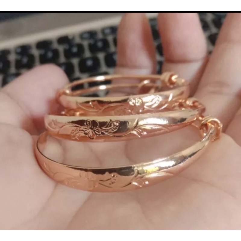 GELANG BAYI PEREMPUAN KERINCING EMAS XUPING