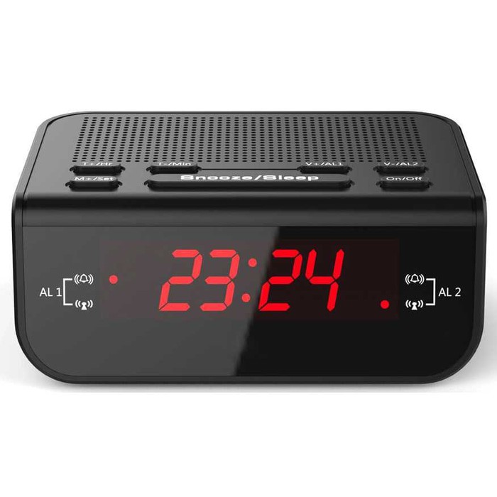 Jam Meja LED Digital Clock dengan FM Radio