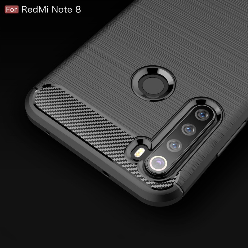 Case Xiaomi Redmi Note 8 Ultra Slim Ipaky Carbon Fiber Premium Softcase Casing HP