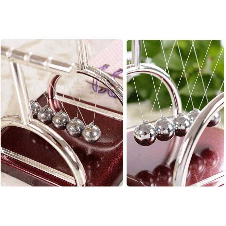 TD - DAP Balance Ball Pajangan Meja Pendulum Newton Model T - LX013