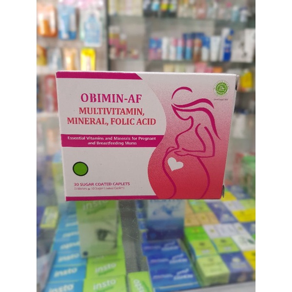 Obimin-AF 1Strip 10Cap / Multivitamin &amp; Mineral / Folic Acid