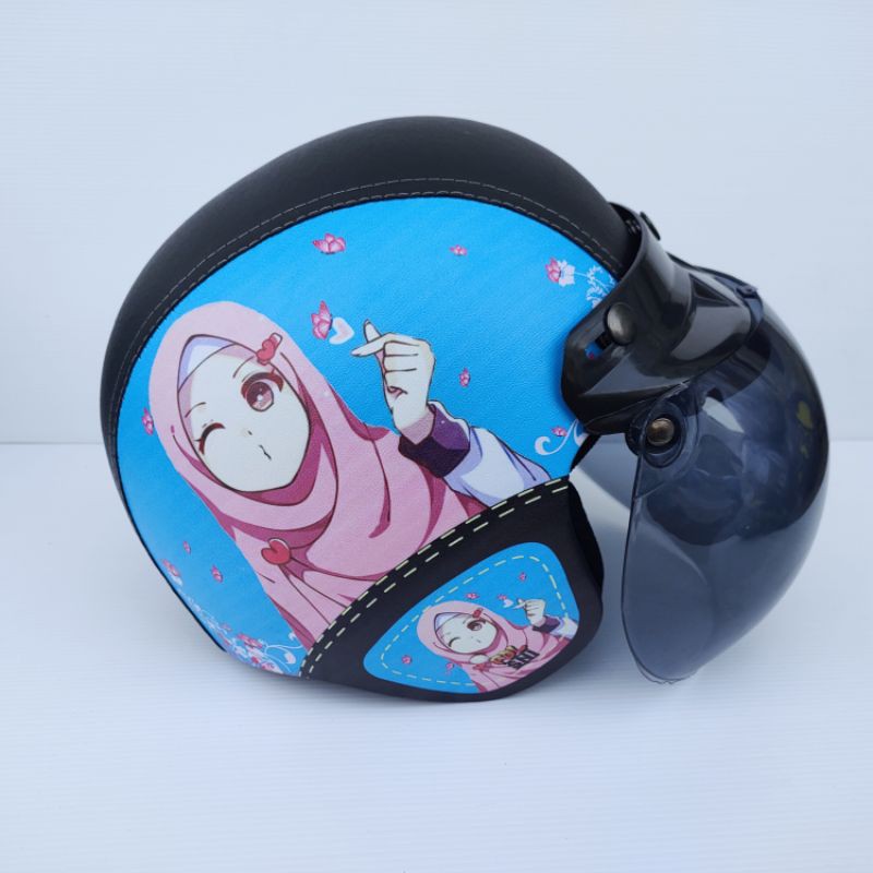 Helm bogo pres dewasa MOTIF HIJAB SARANGHEO