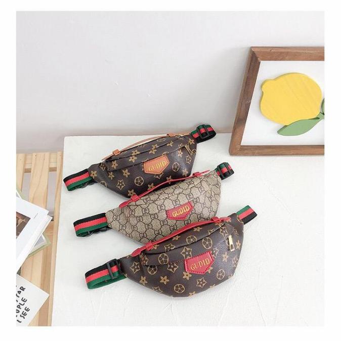 Waist Bag Tas Anak Import Lv Gc Promo Heboh| Serba Murah| Trendi| Premium| Import| Terlaris| Cuci