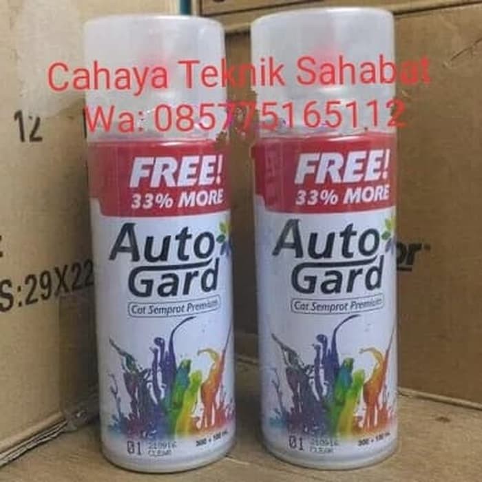 Auto Gard Cat Spray Warna Red