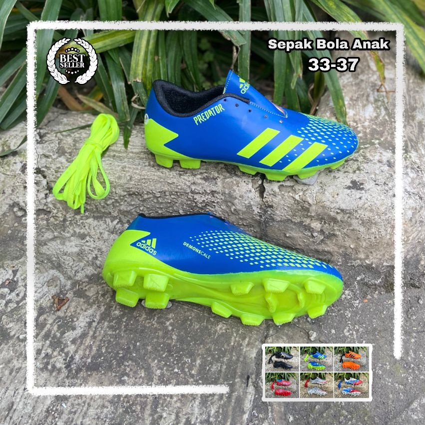 Sepatu Sepak Bola Adidas Predator Anak Anak Size 33-37