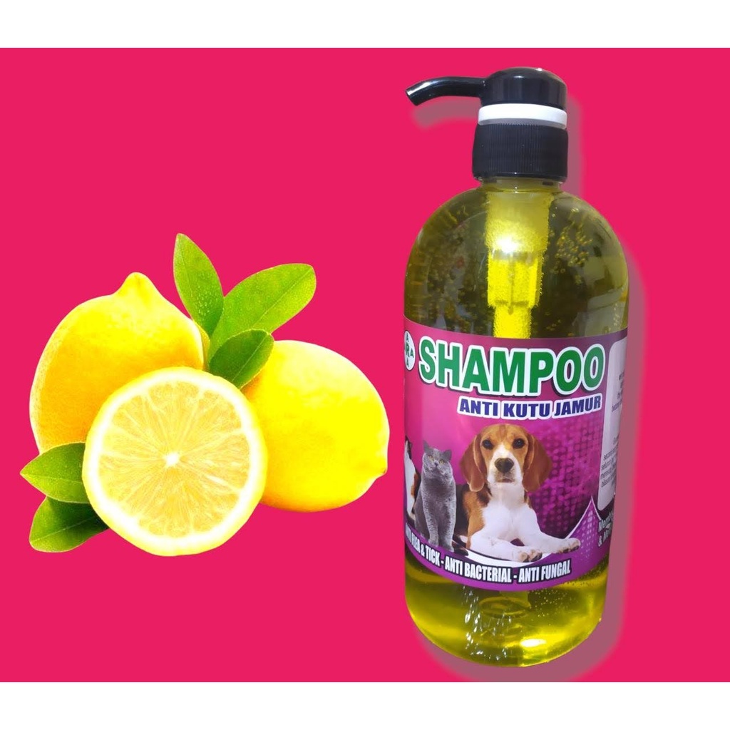 SHAMPOO HEWAN 1 LITER KUCING DAN ANJING ANTI KUTU JAMUR