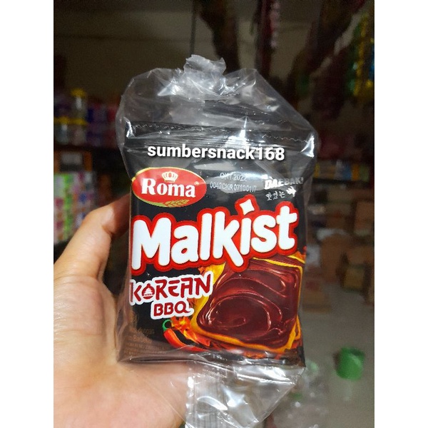 BARU Roma Malkist korean BBQ ISI 10 BUNGKUS