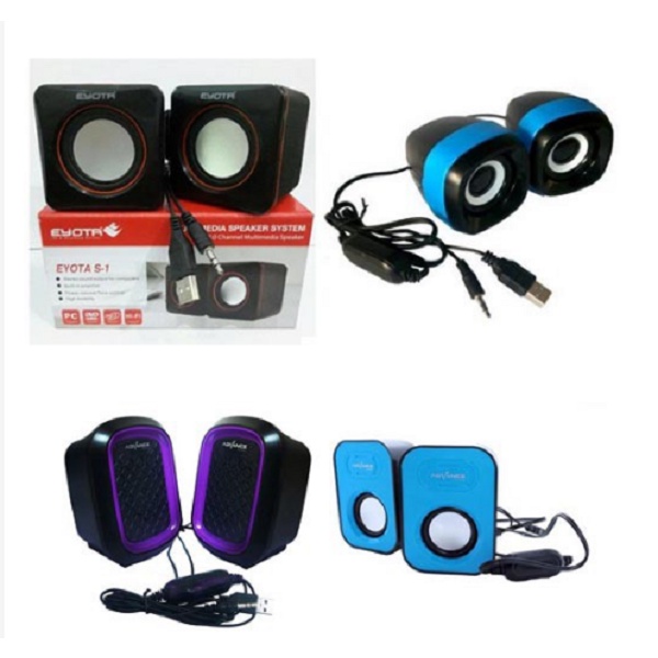 Trend-SPEAKER KOMPUTER PC / LAPTOP / NOTEBOOK / SPEAKER USB MINI MURAH ADVANCE DUO EYOTA S1 CLS 102 101