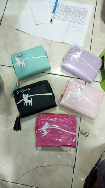 Ion Dompet cat renda 1res size mini murah