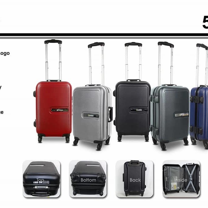 {kiranastore} Tas koper President 28inc uk. Besar tanpa resleting TSA Berkualitas