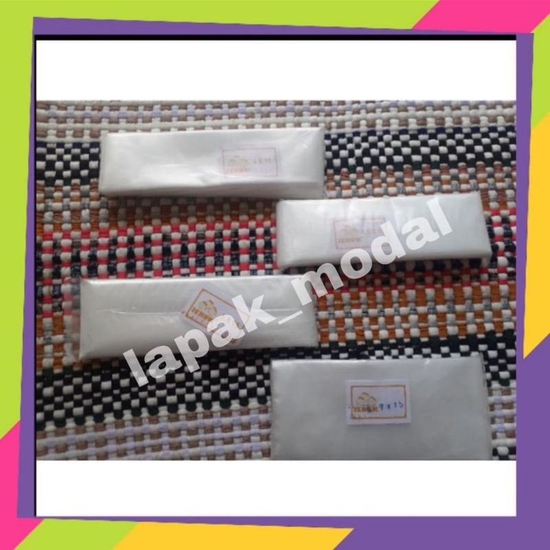 Plastik es lilin/ plastik es batu panjang