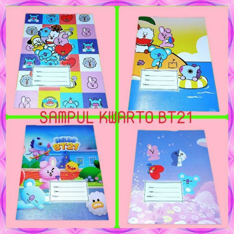 Jual SAMPUL BUKU isi 20 SAMPUL BUKU AESTHETIC SAMPUL BUKU KARAKTER