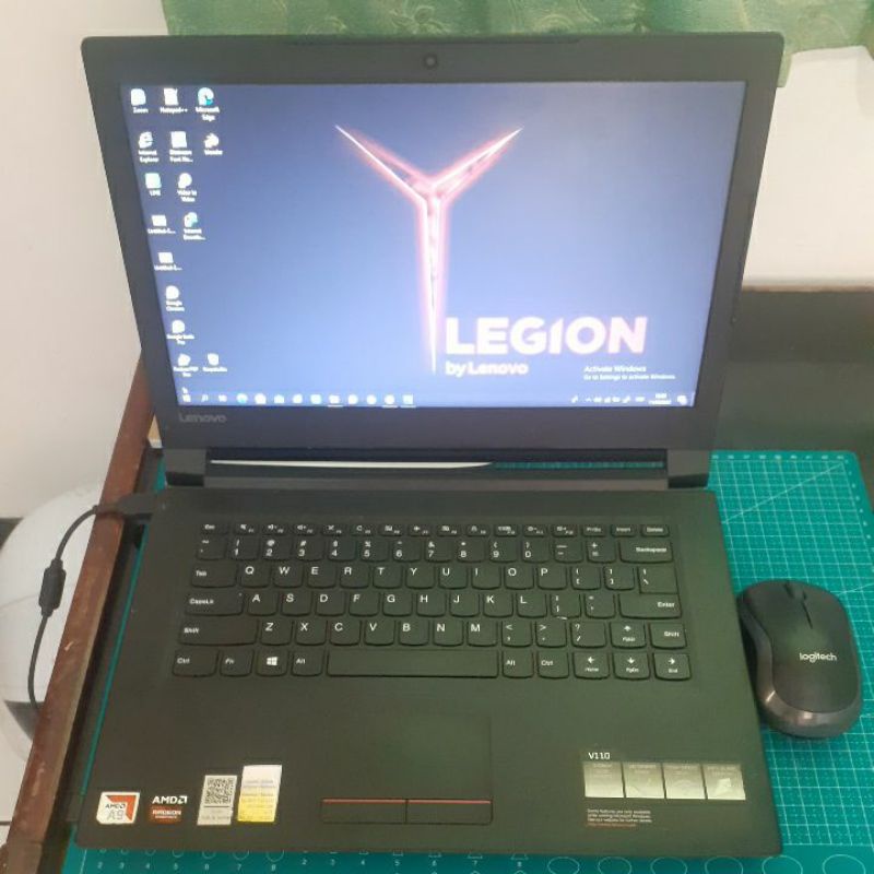 Laptop second/bekas mulusLenovoV110 AMD A9 setara core I5