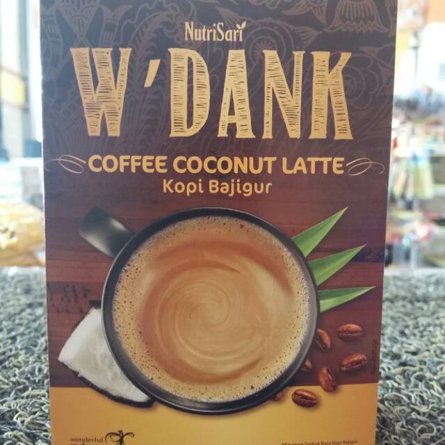 NUTRISARI W'DANK COFFEE COCONUT LATTE KOPI BAJIGUR