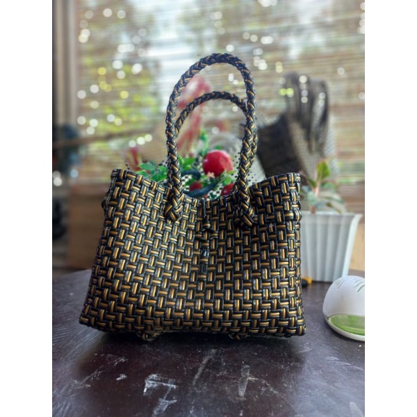 [TERMURAH] Tas Jali Jali Premium Anyaman Plastik Mini