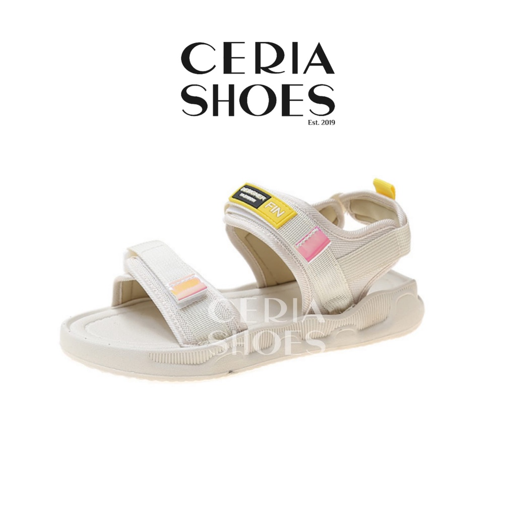 PVC Sandal Gunung Wanita Bahan Rubber Korean Import Non-Slip Sole Summer Jelly Sandals Jennie