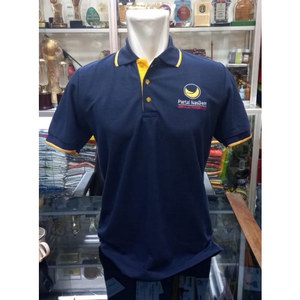 kaos nasdem/kaos kerah/partai nasdem