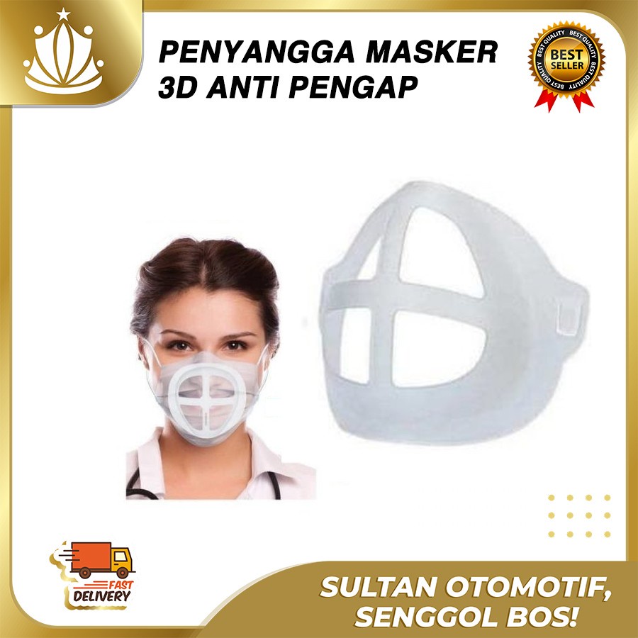 PENYANGGA MASKER Anti Pengap NYAMAN Anti Iritasi 3Dmask UNIVERSAL