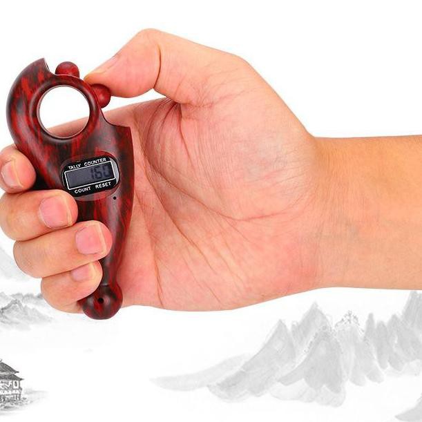 ♕ Tasbih Digital Kayu/tasbih digital coklat /tasbih muslim ♘