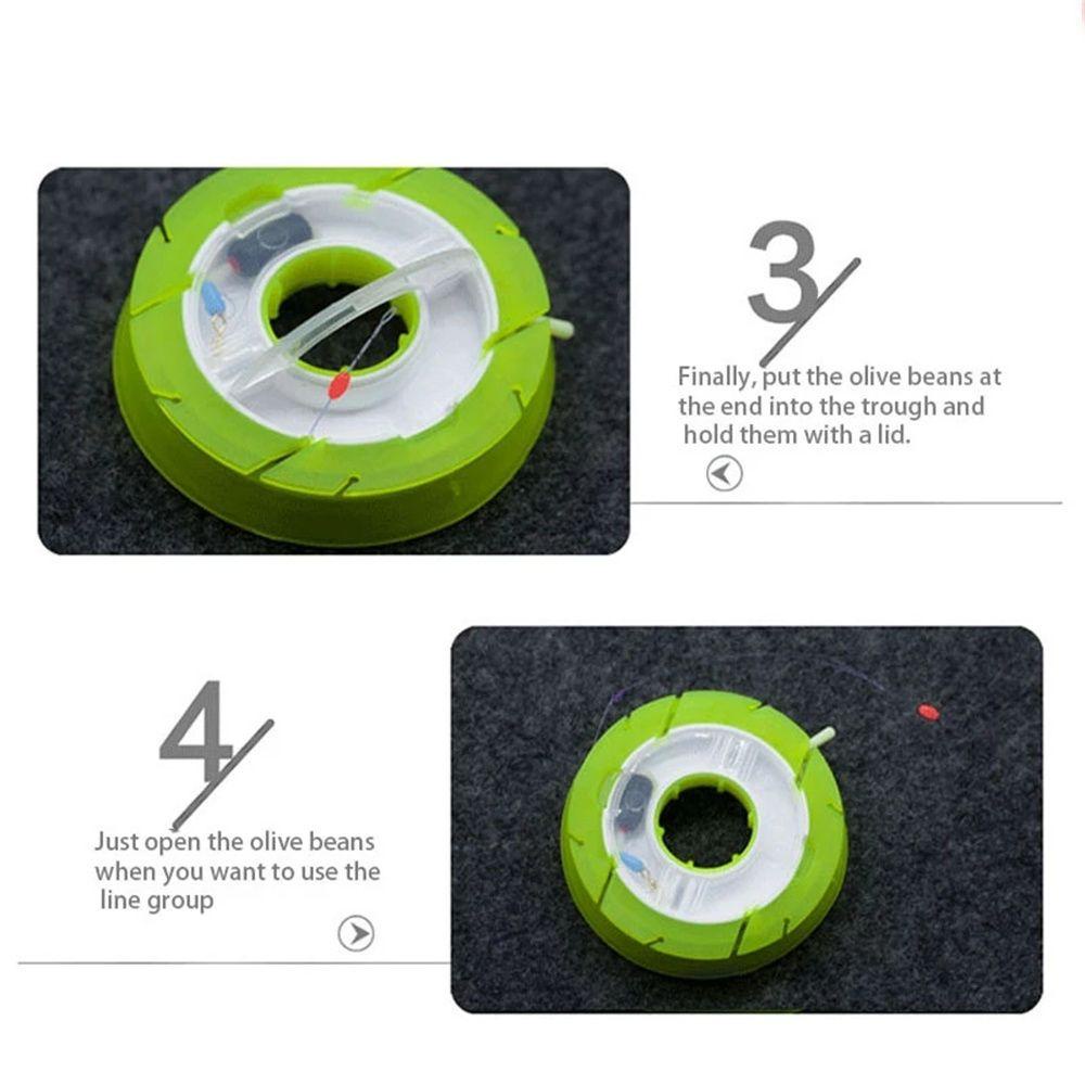 REBUY Main Line Box Silicone 2Pcs Tidak Melukai Garis Closed Memancing Alat Pancing Fishing Tackle
