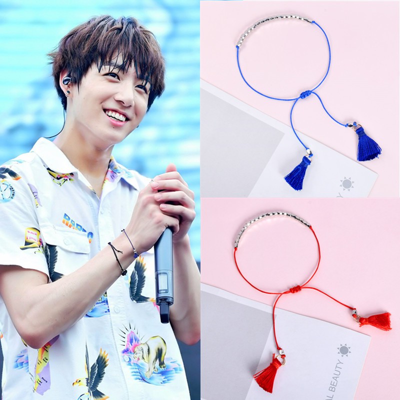  BTS  bt21  Gelang  Tangan Manik Manik Anyam Tangan untuk 