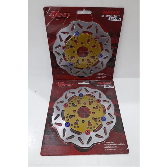 piringan cakram depan standar variasi smash , skywave , spin , skydrive shogun