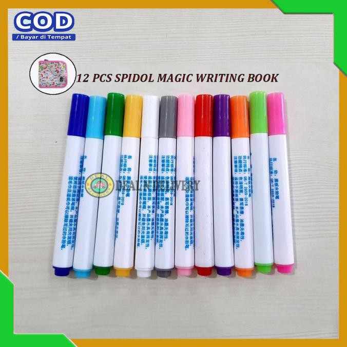 

Promo Awal tahun Spidol Warna Drawing Books 12 Color / Magic Drawing Book / Drawing Pen Big Sale