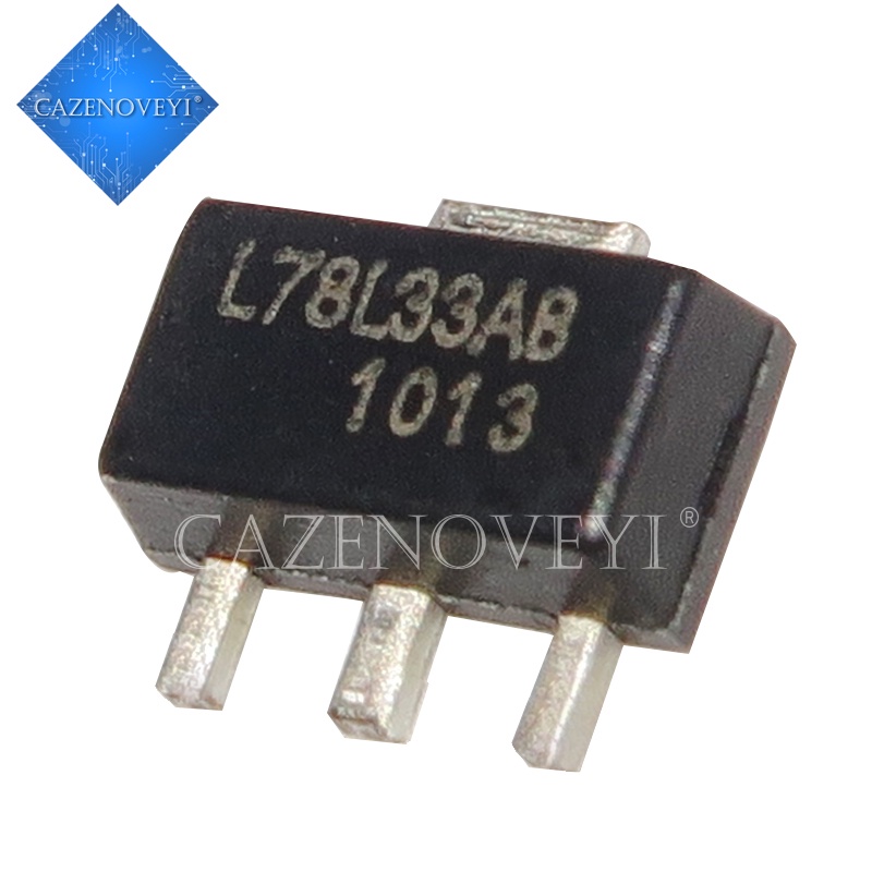 10pcs Ic L78L33Abutr 3.3v. 1a Sot-89 L78L33Abu 78l33a 78l33a