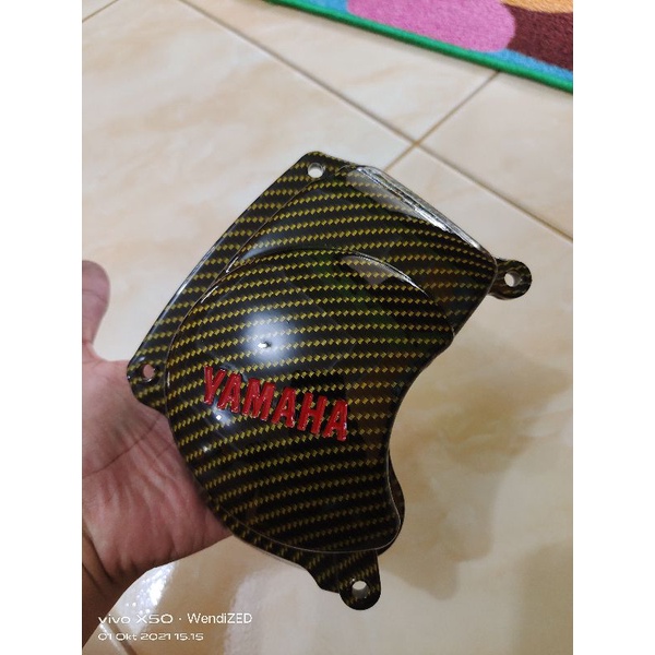 airduct atau keong cvt yamaha xeon carbon candy kuning