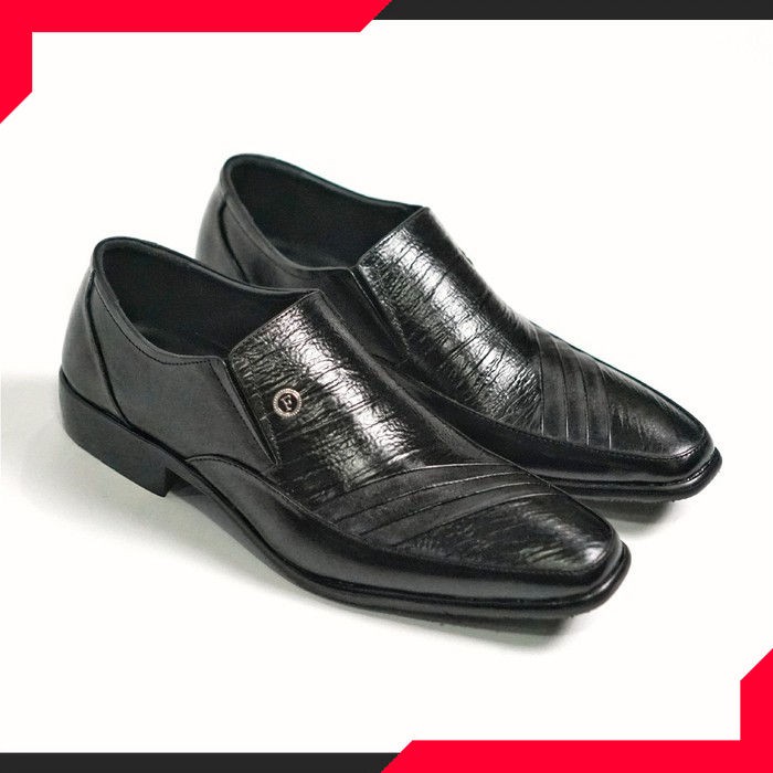 Sepatu Pantofel Pria Kulit Asli Fordza F7005