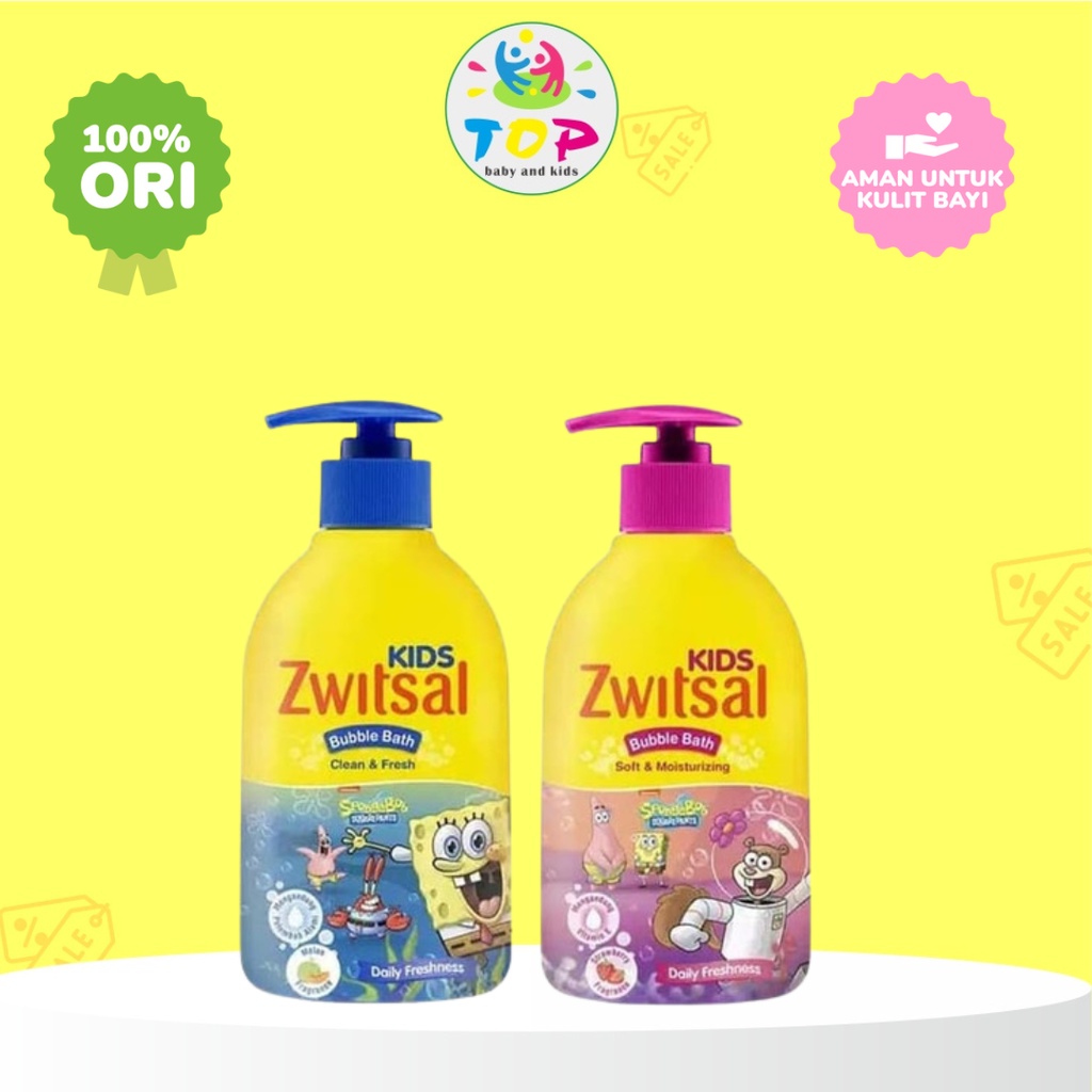 ~TOP~ ZWITSAL KIDS BUBLE BATH  280ML  (PILIH VARIAN DI VARIASI)