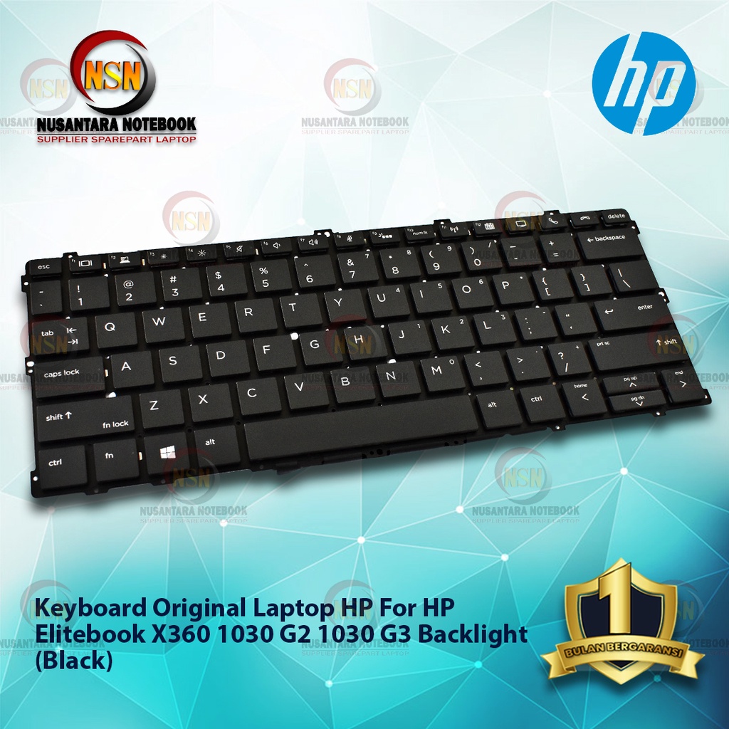 Keyboard Original Laptop For HP Elitebook X360 1030 G3 Backlight Black