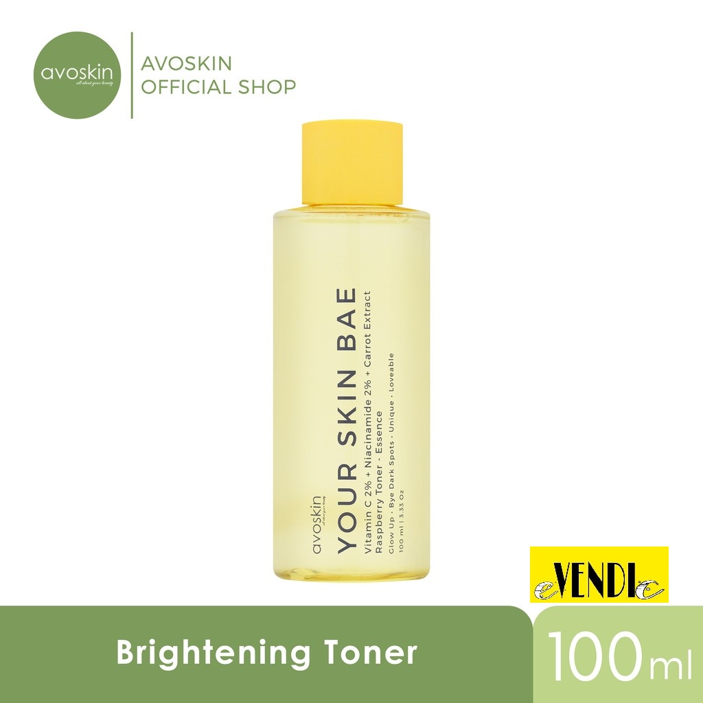 Avoskin Your Skin Bae Toner Vitamin C 2% + Niacinamide 2% + Carrot Extract + Raspberry 100ML