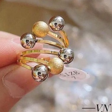 Titanium Perhiasan Cincin Wanita C392