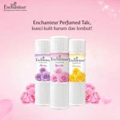 ENCHANTEUR PERFUMED TALC | Bedak Tabur Parfum 50 gr Romantic Charming Alluring