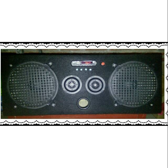 Speaker Aktif Mobil 8 inch 12 / 24 Volt Stereo