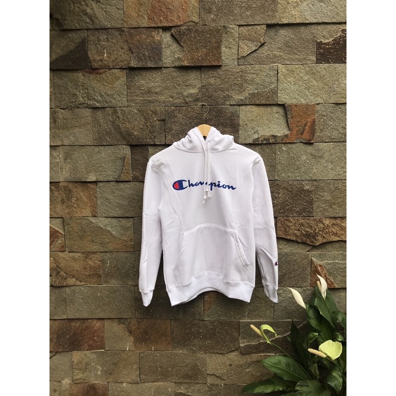HOODIE CHAMPION WHITE 100% ORIGINAL CMT