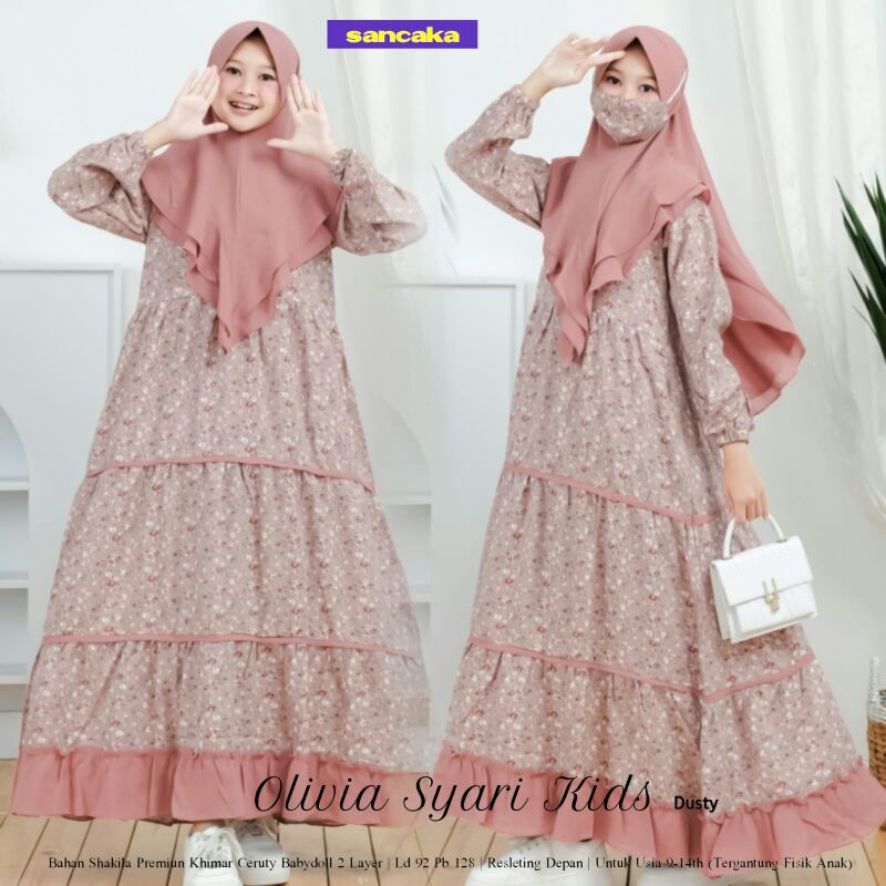 NETA SYARI KIDS / GAMIS ANAK UNIQUE/GAMIS TEEN/GAMIS REMAJA/GAMIS SHAKILA