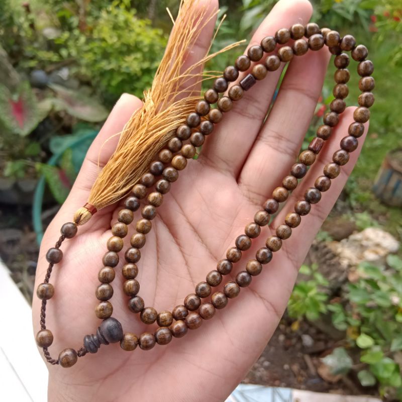 (COD) Tasbih Kayu Kemuning Hitam Size 6mm ORIGINAL!! Kayu Langka Bertuah Nusantara