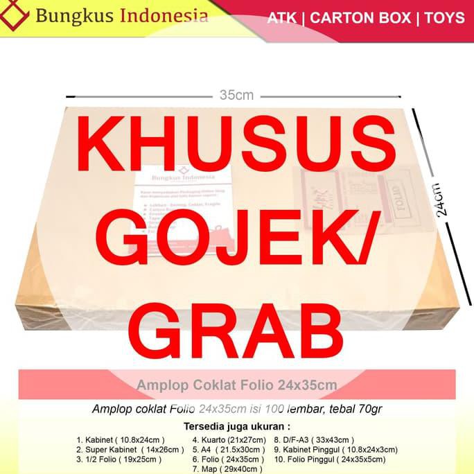 

Amplop Coklat Folio SALE