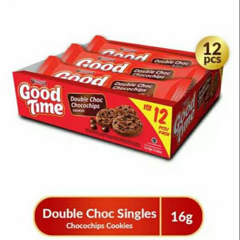

GOOD TIME DOUBLE CHOCO PACK / GOODTIME CHOCO CHIP / GOOD TIME COKLAT / GOOD TIME TERLARIS GOODTIME